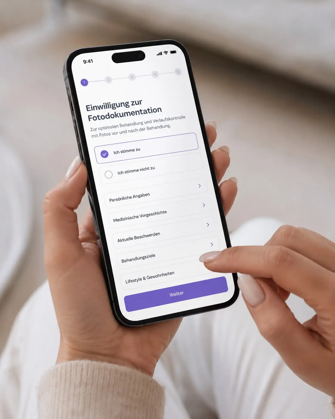 e-Signatur & Check-in mit NuvaFace Practice